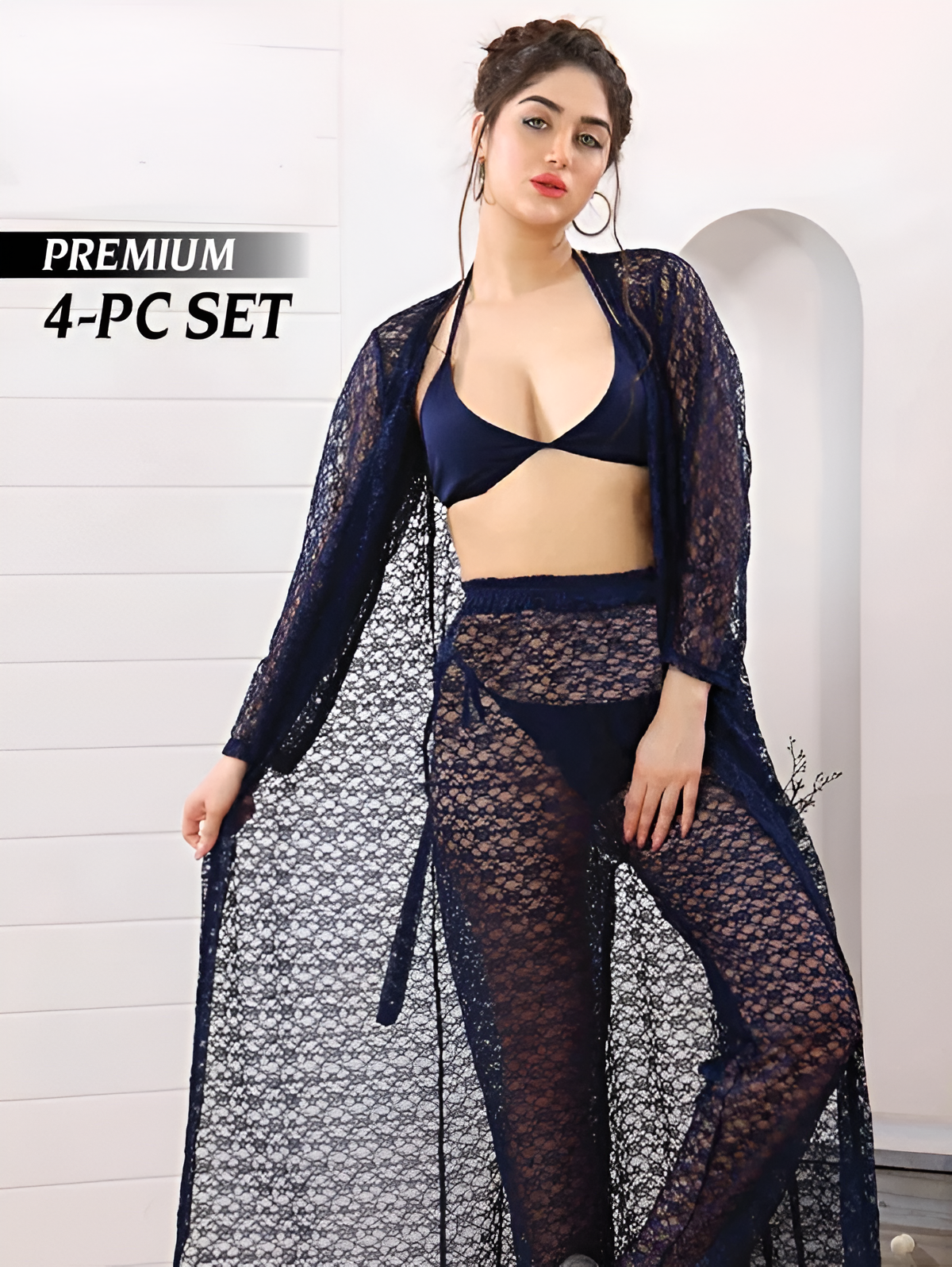 Premium Nightwear 4 Piece Set
