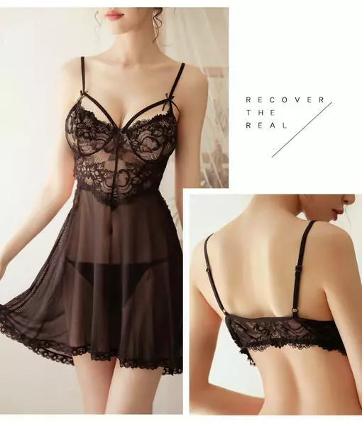 Babydoll Lingerie Nightwear Dress
