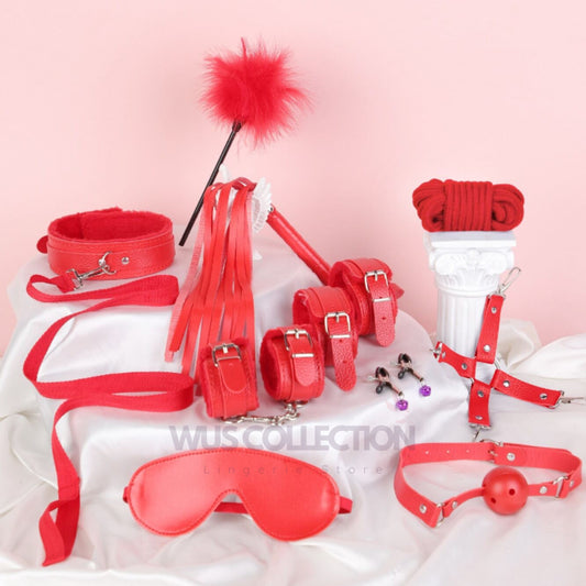 Luxury 50 Shades Leather Kit 10 pieces