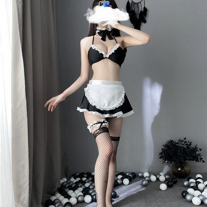 Sexy Maid Underwear with Tempting Skirt without legs